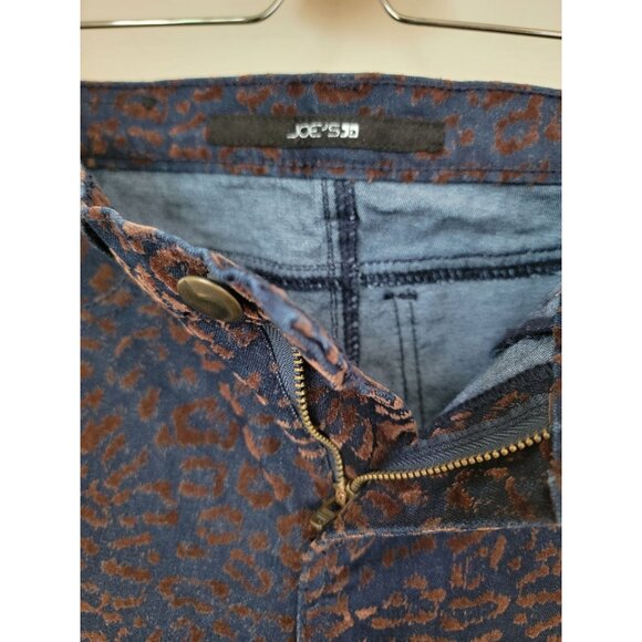 Joe's Jeans Girl's Ultra Slim THE JEGGING Velvet Leopard Print Pants Size 14 - Picture 4 of 8